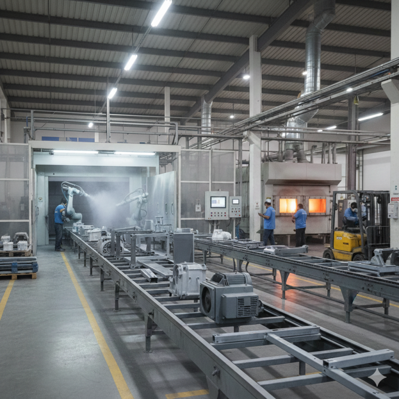 Benefícios da Pintura Eletrostática a Pó para Projetos Duráveis e de Alta Qualidade