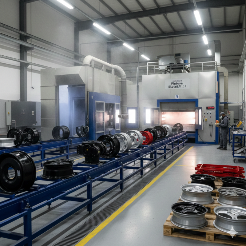 Como a Pintura Eletrostática a Pó Melhora Durabilidade e Acabamento dos Seus Projetos